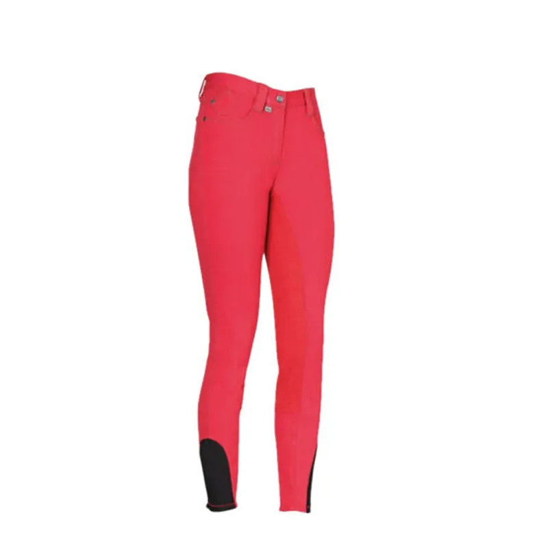 Shires Ladies Greenwich Performance Breeches - Red